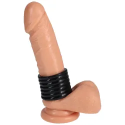 RockSolid by Doc Johnson Cockring The Cage 25 mm - Longueur 5 cm Noir
